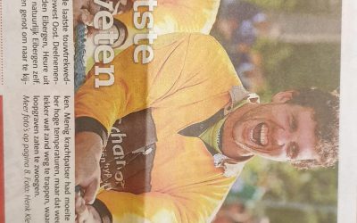Vandaag weer mooie foto’s in de krant.