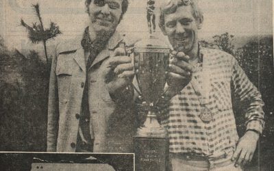Twee helden uit de touwtrekkersgeschiedenis van Eibergen met de Europacup, Benni…