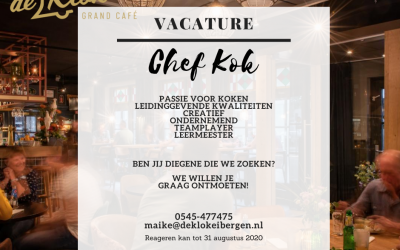 **VACATURE**
 We ontmoeten je graag!