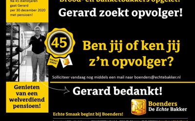 Wie is er toe aan een nieuwe uitdaging ? Of weet je iemand die in moderne bakke…