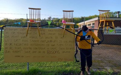 Felicitaties van VIOS Bison voor jarige Touwtrekkersvereniging Eibergen