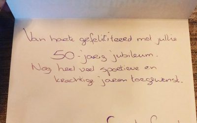 Soms krijg je van die leuke verrassingen binnen.