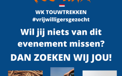 𝗩𝗥𝗜𝗝𝗪𝗜𝗟𝗟𝗜𝗚𝗘𝗥𝗦 𝗚𝗘𝗭𝗢𝗖𝗛𝗧 
Tijdens het WK Touwtrekken zullen spelers vanuit vele lan…