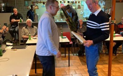 Donderdagavond werden tijdens de ledenvergadering ook onze jubilarissen in het z…