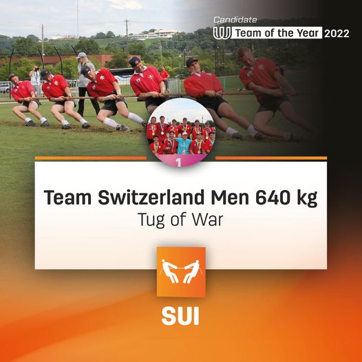 2 DAYS TO GO! The 7 teams with most votes will go to the final round!
Men’s Tug…