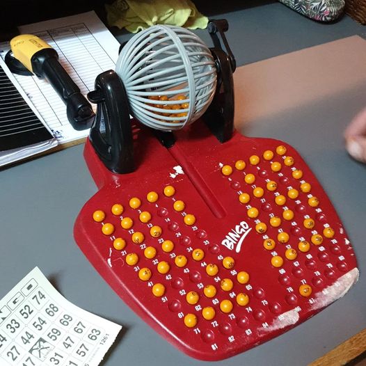 Het Nieuwjaar goed beginnen met een bingo.