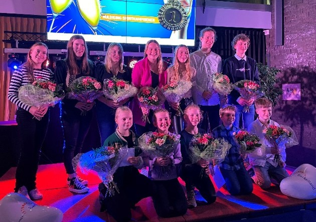 Meer dan 200 gasten kwamen maandag 9 januari op de nieuwjaarsreceptie en de huld…